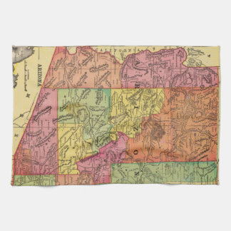 Linge De Cuisine Carte vintage de l'Arizona (1909)