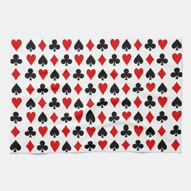 Linge De Cuisine Cartes de jeu originales Diamond Club Heart Spade (Horizontal)