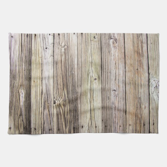 Linge De Cuisine Cartes en bois Patiné rustique de Old Dock (Horizontal)