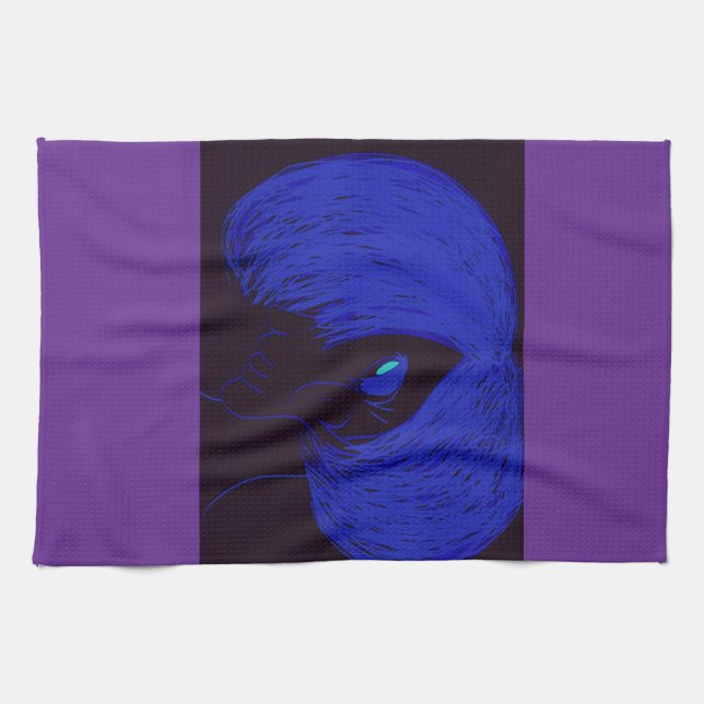 Linge De Cuisine Cartoon Character Art Kitchen Towel (Horizontal)