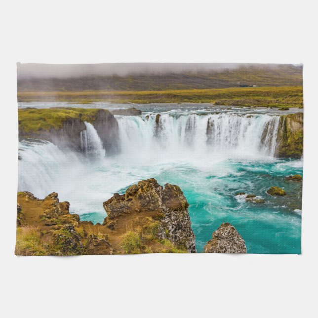 Linge De Cuisine Cascade de Godafoss, Islande (Horizontal)