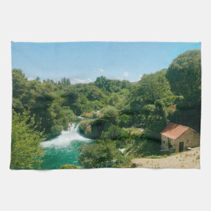 Linge De Cuisine Cascades de Krka - Parc national de Krka - Croatie