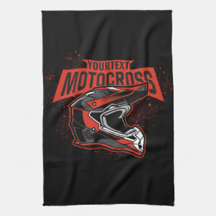 Linge De Cuisine Casque de course de motocross motocross personnali