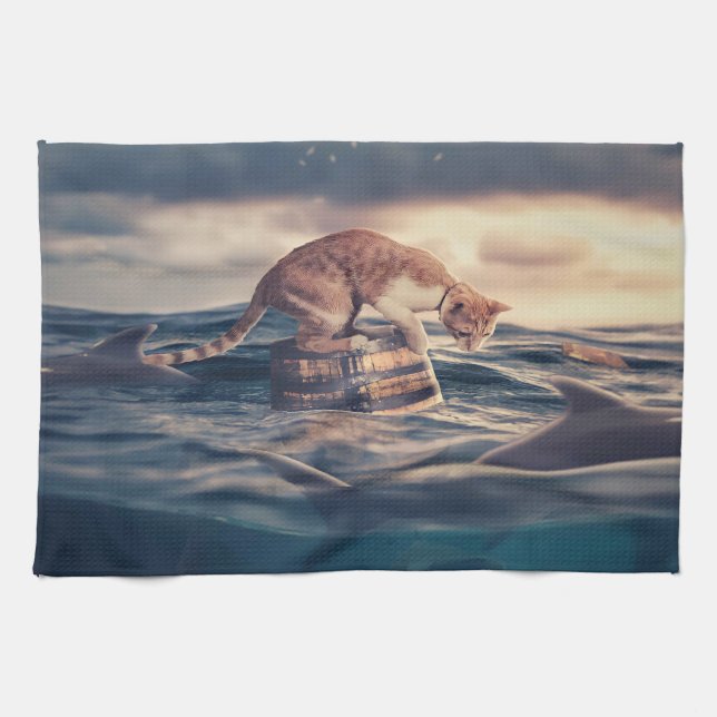 Linge De Cuisine Cat Nap Dream ou cauchemar (Horizontal)