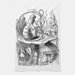 Linge De Cuisine Caterpillar Narguilé Vintage Alice au Pays des Mer