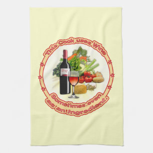 Linge De Cuisine Ce cuisinier utilise du vin