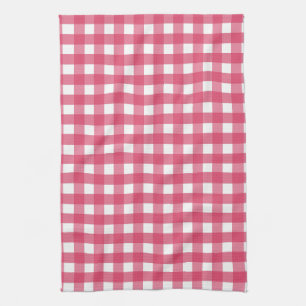 Linge De Cuisine Cerise en vichy