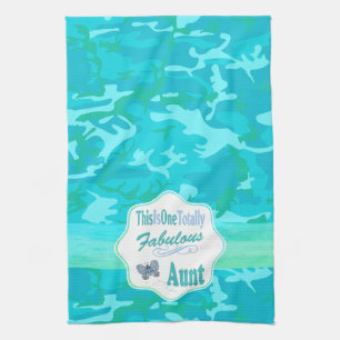 Linge De Cuisine C'Est Une Tante Bleue Butterfly Totalement Fabuleu