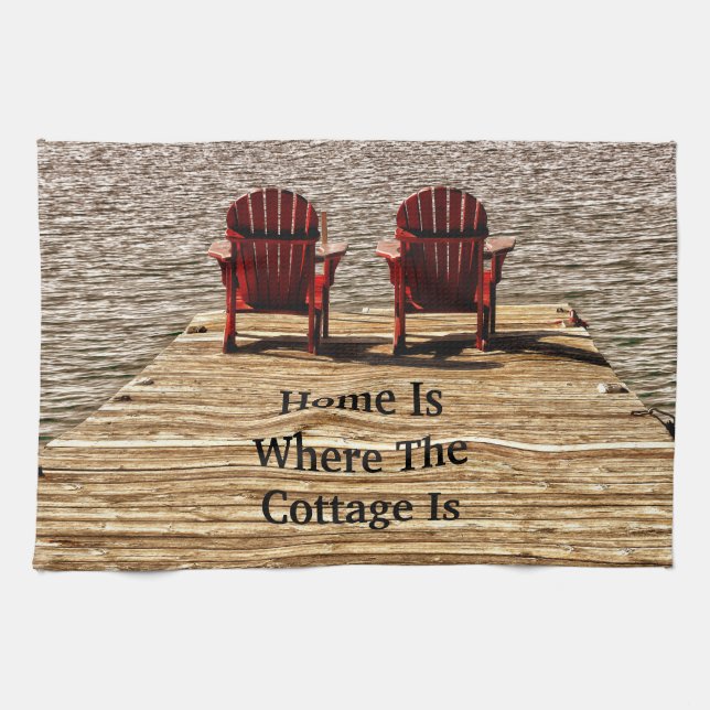Linge De Cuisine Chaises Adirondack Red Home Est Le Cottage (Horizontal)