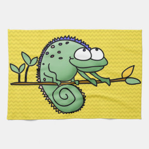 Linge De Cuisine Chameleon Cute Funny