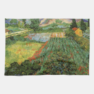Linge De Cuisine Champ aux coquelicots par Vincent van Gogh
