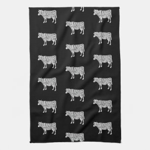 Linge De Cuisine charcuterie de boucherie de vache fermière charcu