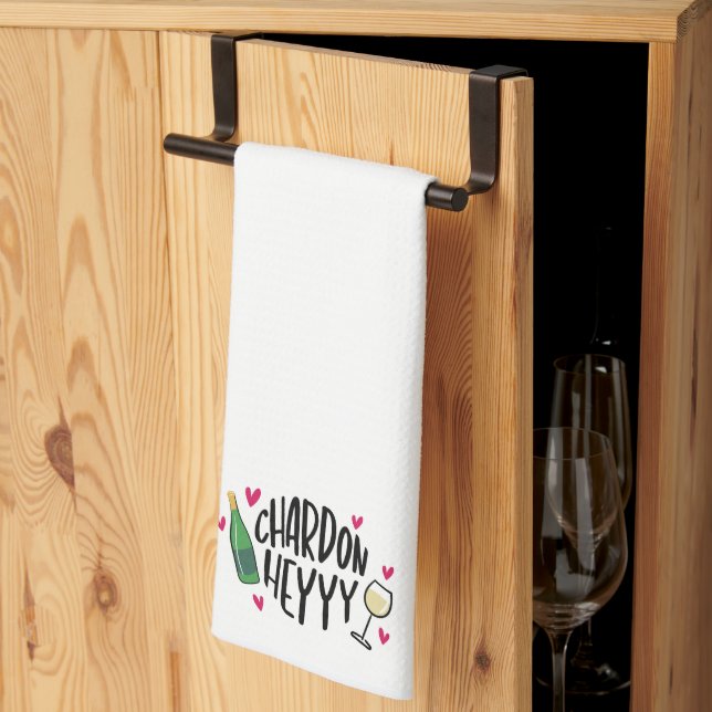 Linge De Cuisine Chardonnay Funny Heart Chardon Heyy (Pliage en tiers)