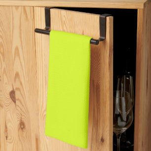 Linge De Cuisine Chartreuse Jaune (couleur unie)