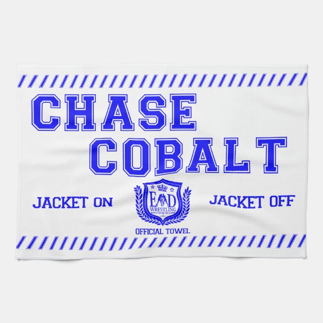 Linge De Cuisine Chase Cobalt (Horizontal)