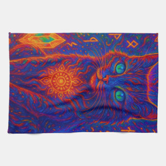 Linge De Cuisine Chat de Néon Sacré