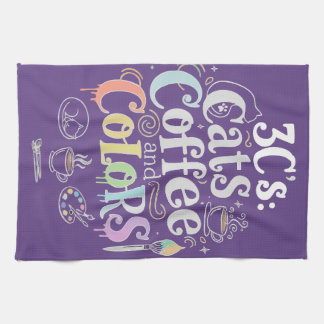 Linge De Cuisine Chats Café et Couleurs