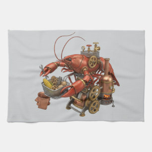 Linge De Cuisine Chaudière de écrevisses Steampunk Art mécanique de