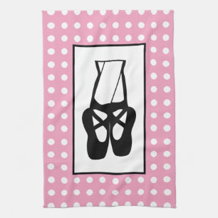 Linge De Cuisine Chaussons Bleu Noir En Pointe