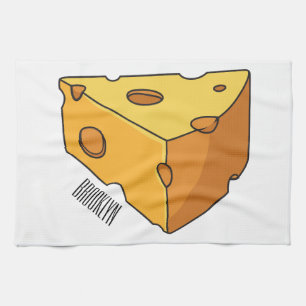 Linge De Cuisine Cheese cartoon illustration