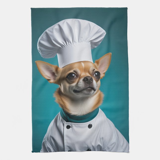 Linge De Cuisine Chef Chihuahua (Vertical)