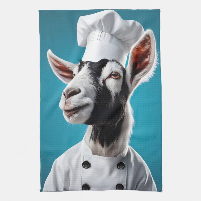 Linge De Cuisine Chef Goat (Vertical)
