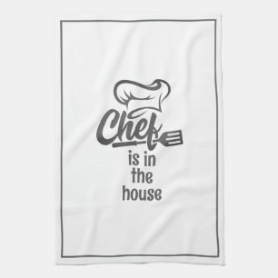 Linge De Cuisine CHEF Moderne EST DANS LA MAISON Drôle Citation