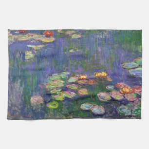 Linge De Cuisine Chefs-d'œuvre de peinture de Nymphéas de Monet