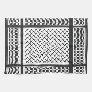 Linge De Cuisine Chemagh noir et blanc de la Joranian