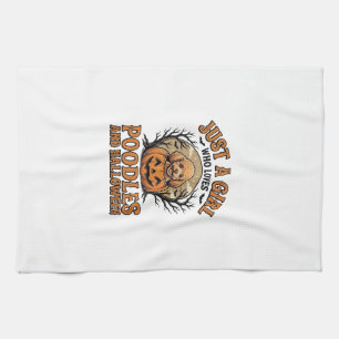 Linge De Cuisine Chemise de chien vintage citrouille fille Hallowee