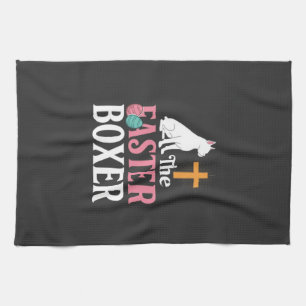 Linge De Cuisine Chemise de gravure vintage de chien de boxeur de P