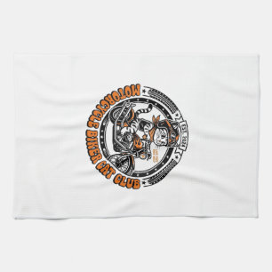 Linge De Cuisine Chemise de l'amant de chat de motard de moto - Mot
