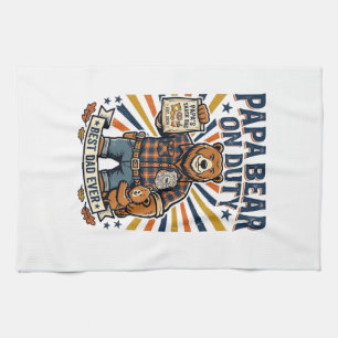 Linge De Cuisine Chemise de papa ours en service pour la fête des p
