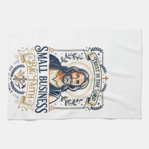 Linge De Cuisine Chemise de propriétaire de petite entreprise Jesus