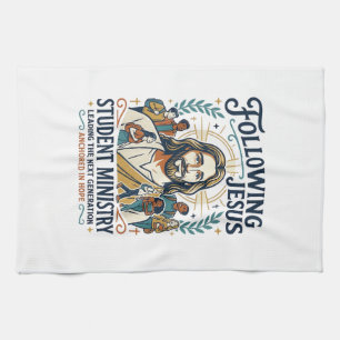 Linge De Cuisine Chemise de style Camp de jeunesse Merch Église Jés
