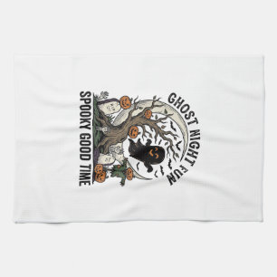 Linge De Cuisine Chemise fantôme Halloween Design fun cimetière vin