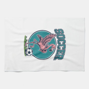 Linge De Cuisine Chemise Graphique Vintage Joueur de Football Flami