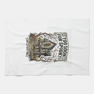 Linge De Cuisine Chemise Halloween précoce Design de maison hantée