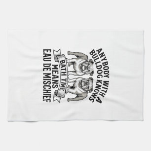 Linge De Cuisine Chemise Humour Bouledogue Citation Fun Amusante de