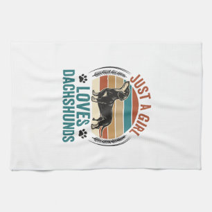 Linge De Cuisine Chemise pour amateur de teckel Graphique de chien