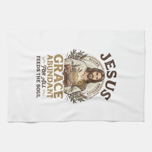Linge De Cuisine Chemise Vintage Jésus Bowling Graphique Chrétien_1