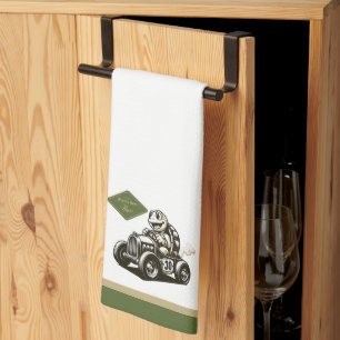 Linge De Cuisine Chemises Tri-Blend de tortue de dessin animé vinta