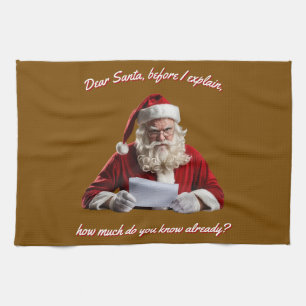 Linge De Cuisine Cher Père Noël... Fantastique Père Noël, Noël