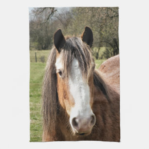 LINGE DE CUISINE CHEVAL