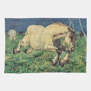 Linge De Cuisine Cheval au galop par Giovanni Segantini, Art ancien