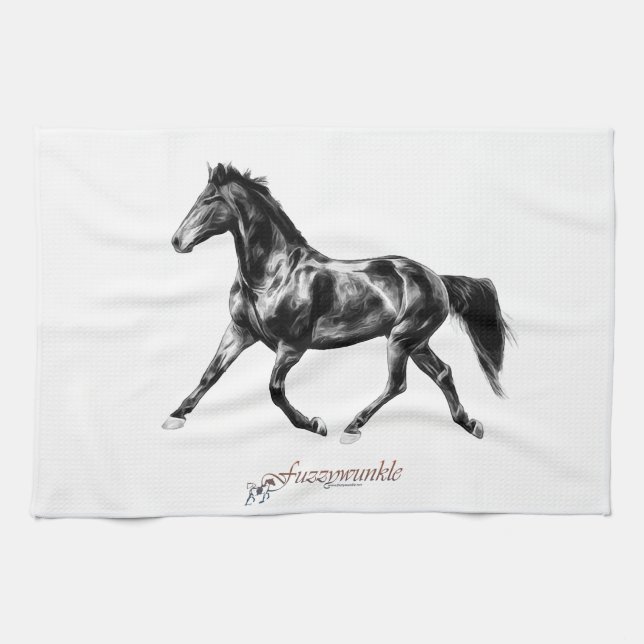 Linge De Cuisine Cheval de trot (Horizontal)