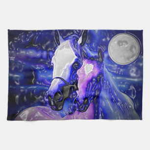 Linge De Cuisine Chevaux en amour