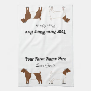 Linge De Cuisine Chèvre de garde personnalisée