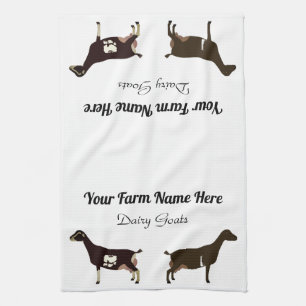 Linge De Cuisine Chèvre laitière LaMancha personnalisée