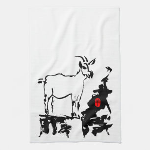 Linge De Cuisine Chèvre roches chinois vietnamien Année Zodiac K se